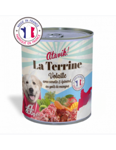 Pâtée pour chien Volaille & Carottes...